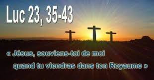 Résultat de recherche d'images pour "Luc 23,35-43"