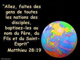 Verset du jour : Mathieu 28V19 Allez,... - Eglise AD Temple Des ...