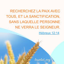 Hébreux 12:14 – La sanctification