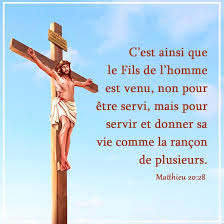 Le Fils de l'homme est venu, non pour être servi