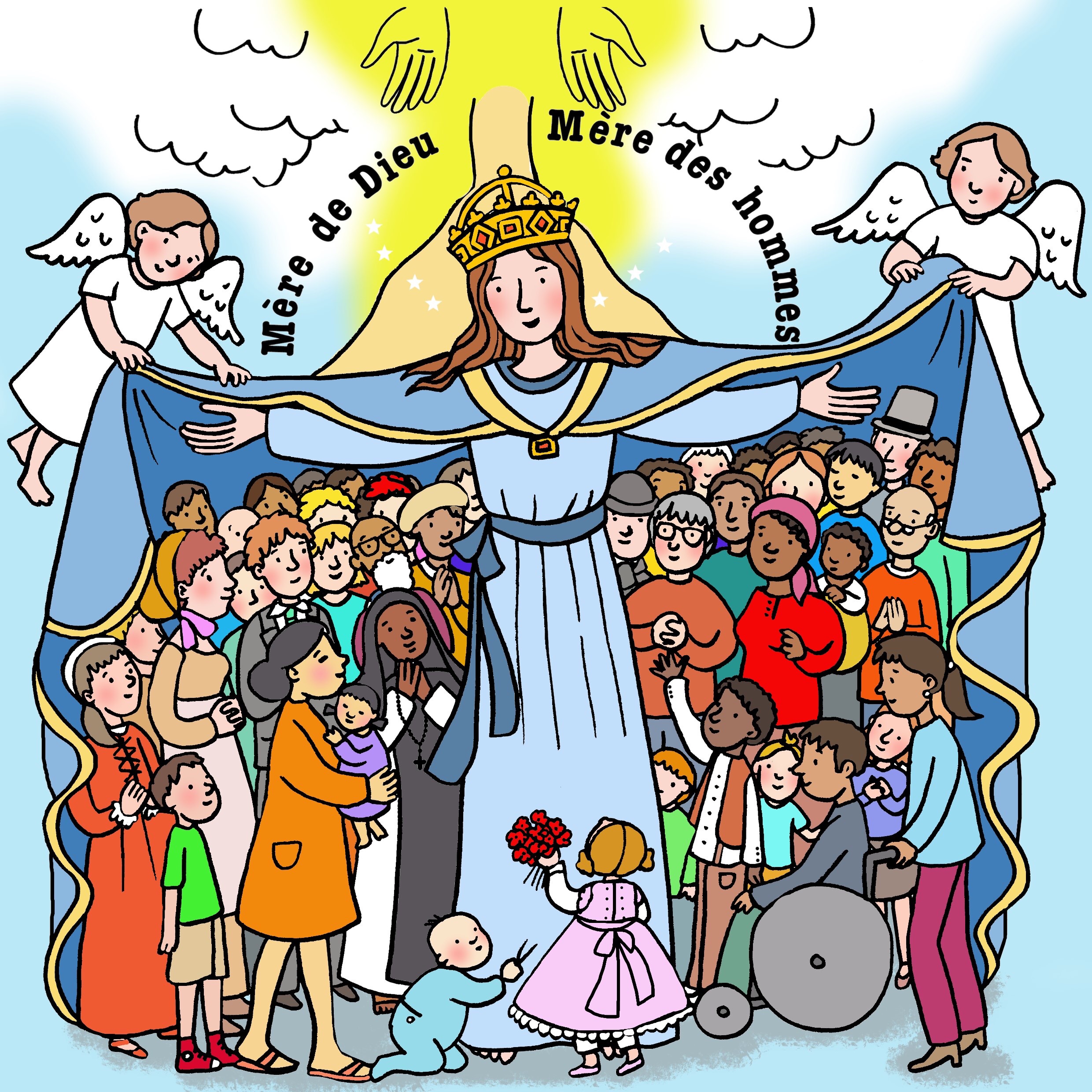 Quelle grâce de découvrir l'amour maternel de la Mère de Dieu ! – Centre  Romand de l'Apostolat Mondial de Fatima, image size:2480x2480