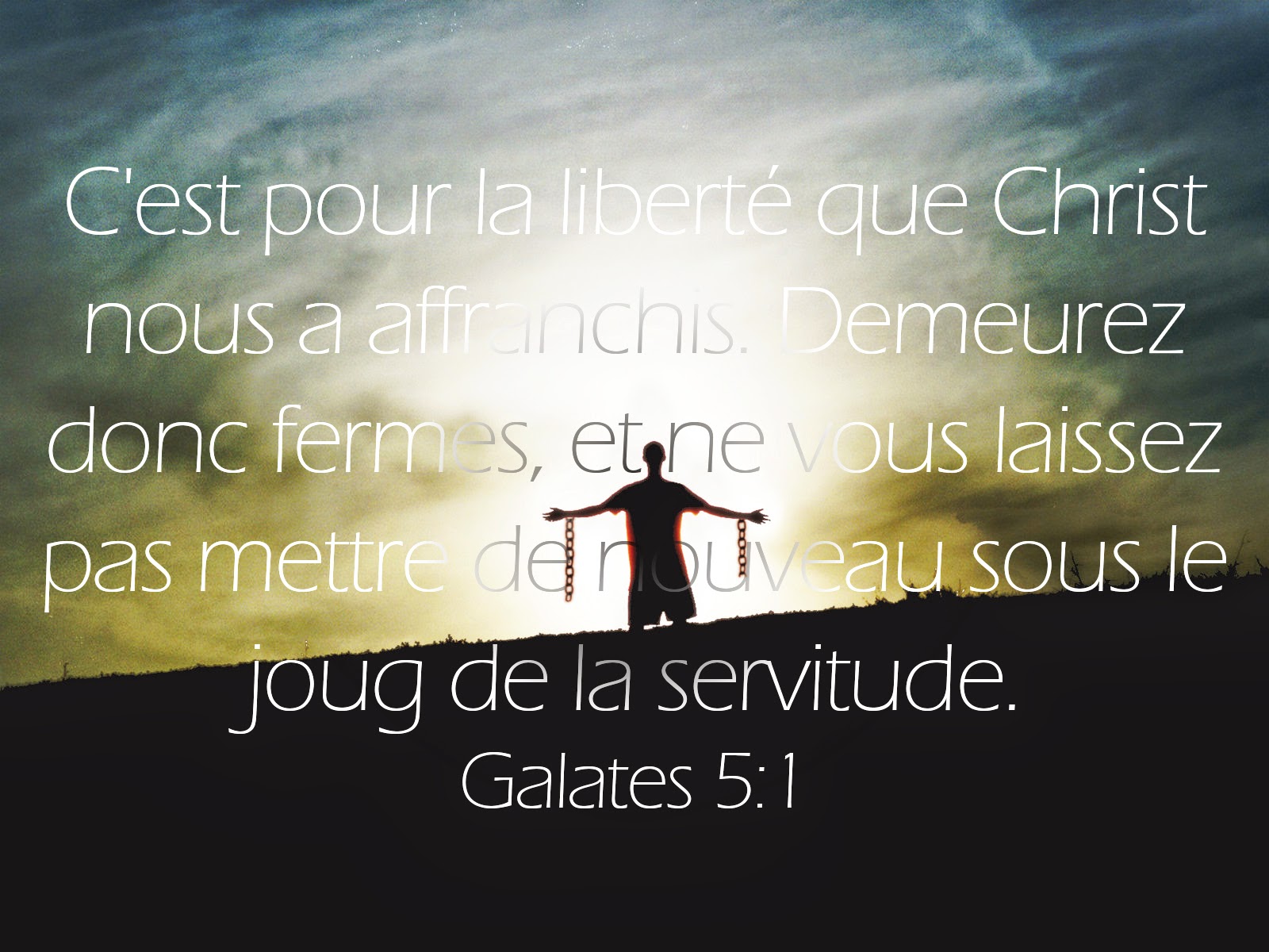 Christ nous a affranchis