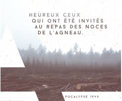 Heureux ceux qui sont appelés au festin de noces de l'agneau! Apocalypse  19:9 - Le Seigneur Jésus est proche - Journal Chrétien