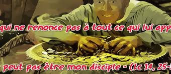 Celui qui ne renonce pas à tout ce qui lui appartient ne peut pas être mon disciple - (Lc 14, 25-33) | Paroisse Saint-Stanislas d'Ascot Corner