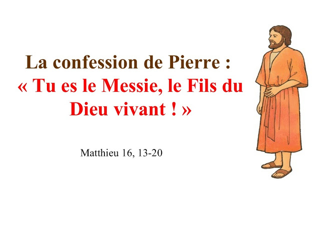 Pierre reconnait Jésus comme le Messie Pierre reconnait Jésus comme le Messie