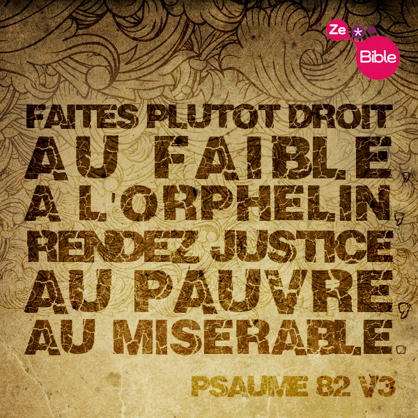 Dieu est toujours juste — Zebible